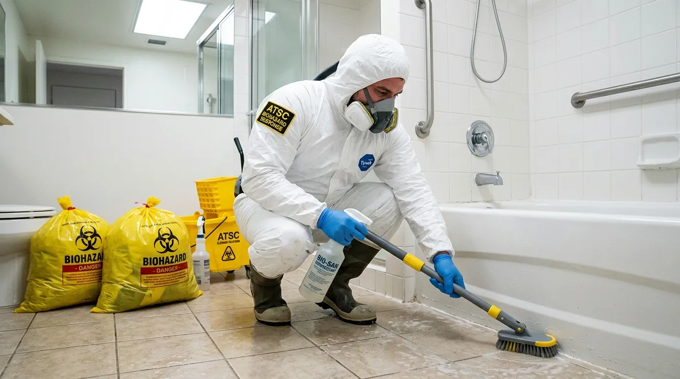 Decontamination equipment deployed for Blood Cleanup in Foley